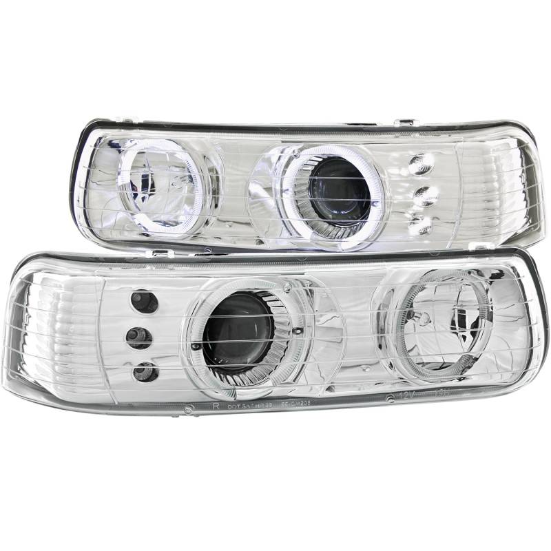 Anzo USA - Anzo USA 111190 Projector Headlight Set w/Halo