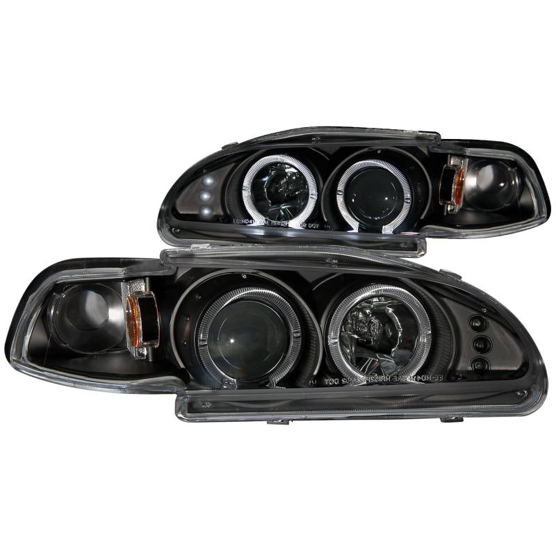 Anzo USA - Anzo USA 121320 Projector Headlight Set w/Halo