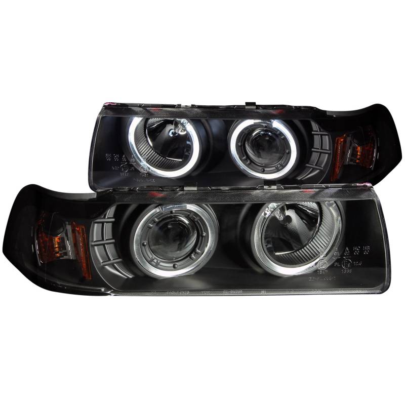 Anzo USA - Anzo USA 121325 Projector Headlight Set w/Halo