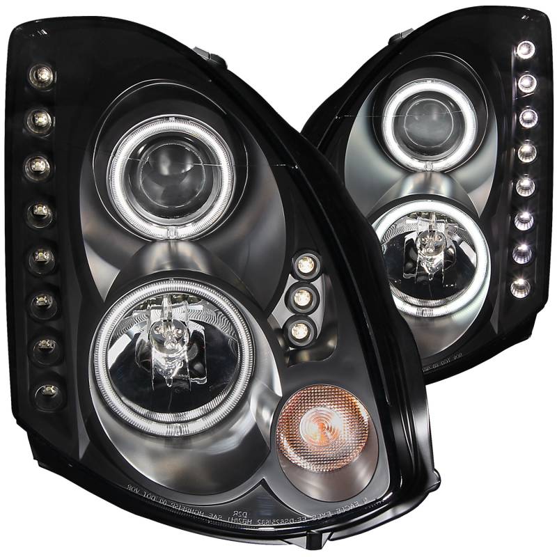 Anzo USA - Anzo USA 121363 Projector Headlight Set w/Halo