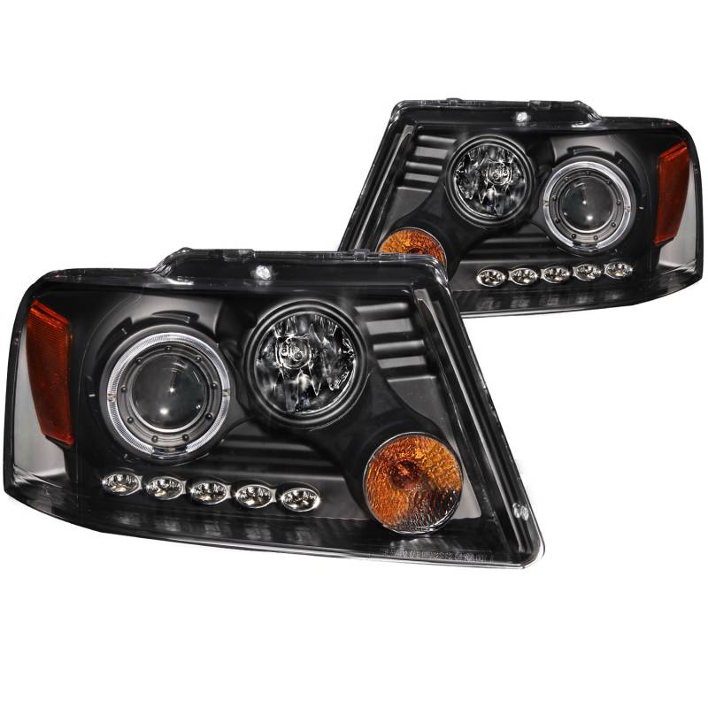 Anzo USA - Anzo USA 111204 Projector Headlight Set w/Halo