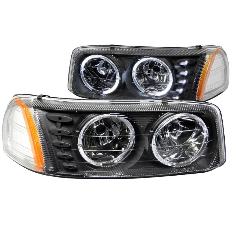 Anzo USA - Anzo USA 111207 Crystal Headlight Set w/Halo