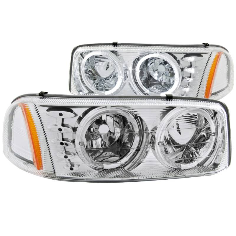 Anzo USA - Anzo USA 111208 Crystal Headlight Set w/Halo