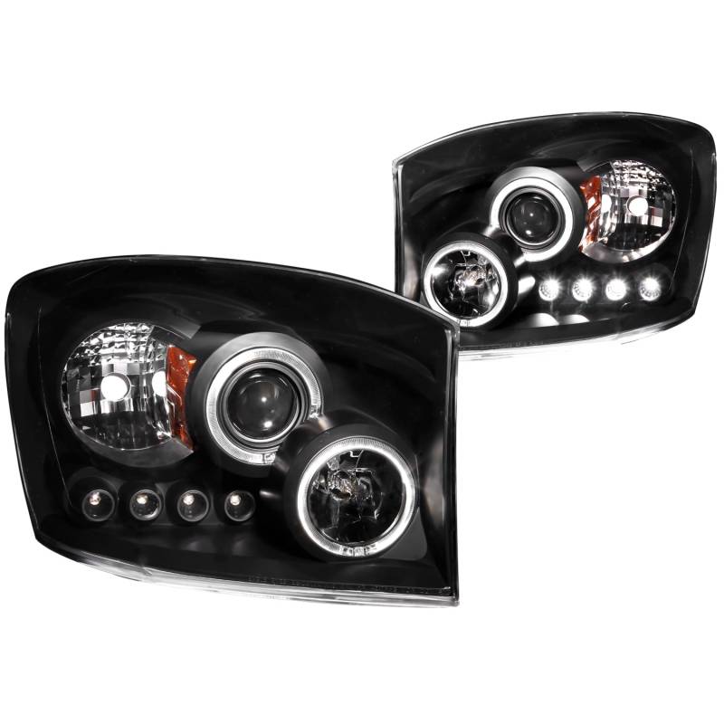 Anzo USA - Anzo USA 111209 Projector Headlight Set w/Halo