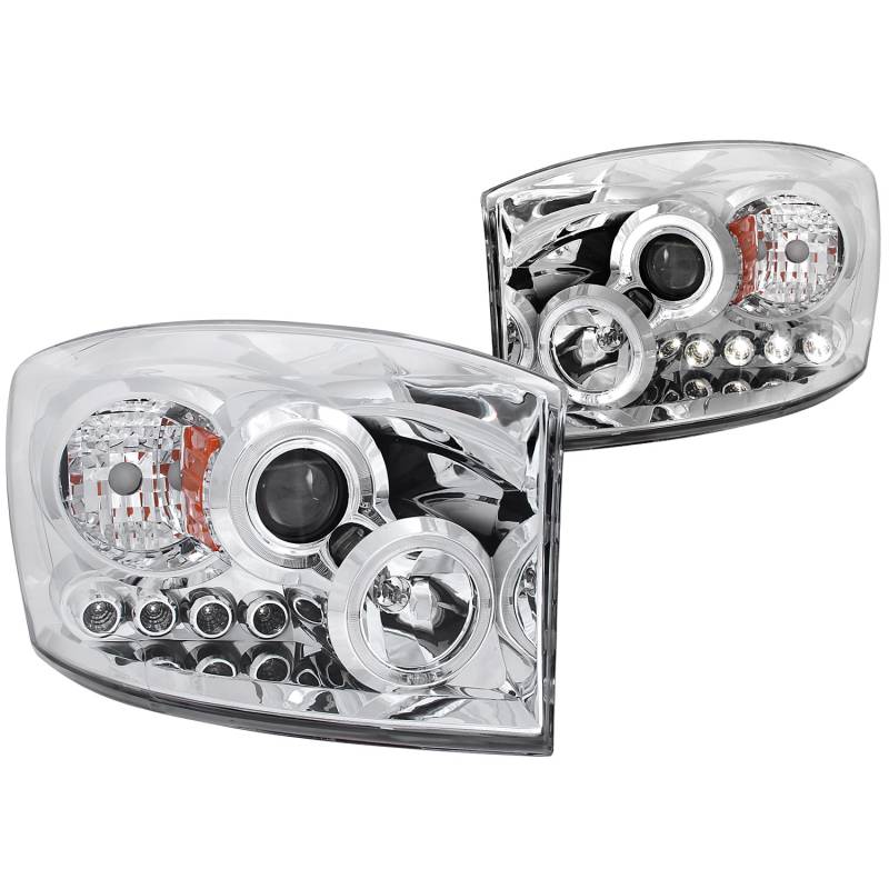 Anzo USA - Anzo USA 111210 Projector Headlight Set w/Halo