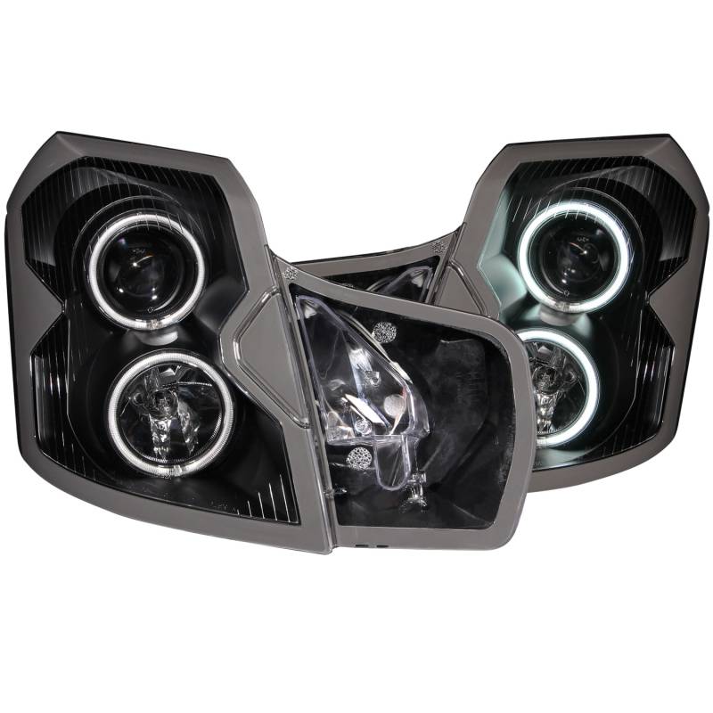Anzo USA - Anzo USA 121417 Projector Headlight Set w/Halo