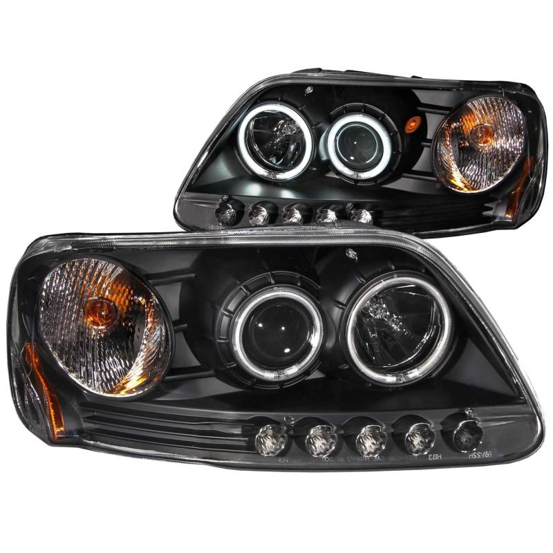 Anzo USA - Anzo USA 111097 Projector Headlight Set w/Halo