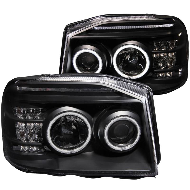 Anzo USA - Anzo USA 111172 Projector Headlight Set w/Halo