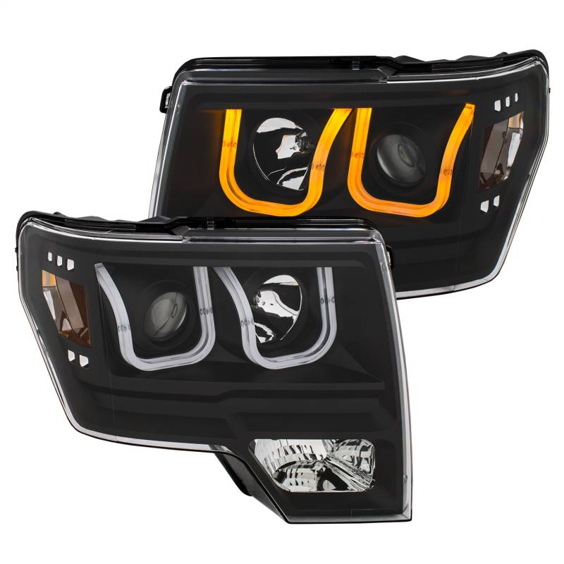 Anzo USA - Anzo USA 111383 Projector Headlight Set w/U-Bar Switchback