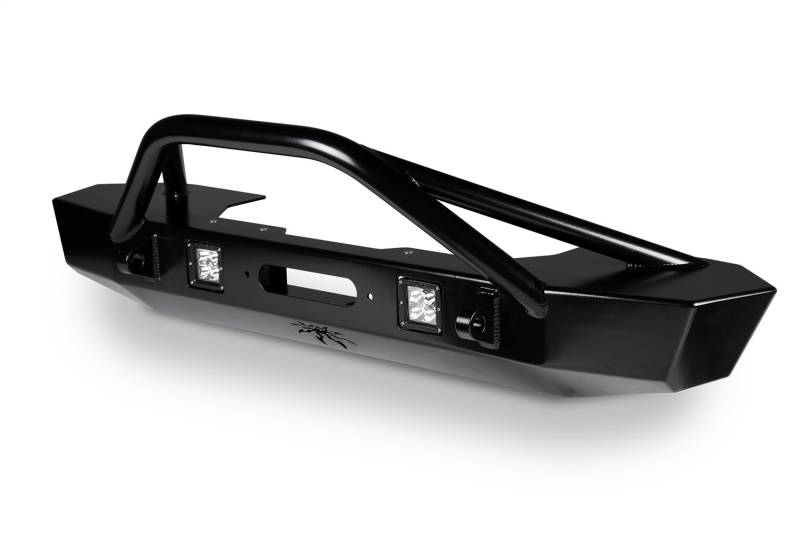 Poison Spyder - Poison Spyder 17-55-010DBTP1 Bruiser Mid Front Bumper w/Brawler Bar