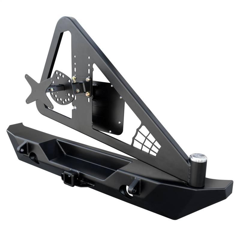 Poison Spyder - Poison Spyder 17-62-020P1 RockBrawler II Rear Bumper with Tire Carrier