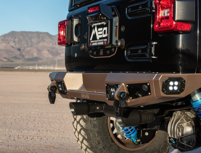 Bodyguard - Bodyguard 70426T Spare Tire Delete Textured Black Jeep JL 2018-2020