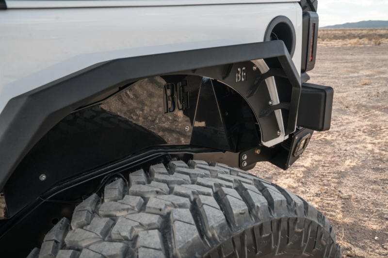 Bodyguard - Bodyguard 40898T Front and Rear Liners and Fender Flares Textured Black Jeep JK 2007-2018