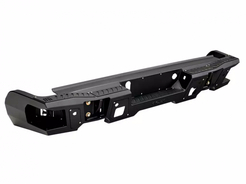 Bodyguard - Bodyguard DFC15EYBT A2 Rear Bumper with Sensor Holes No Light Holes Textured Black Chevy/GMC Colorado/Canyon 2015-2019