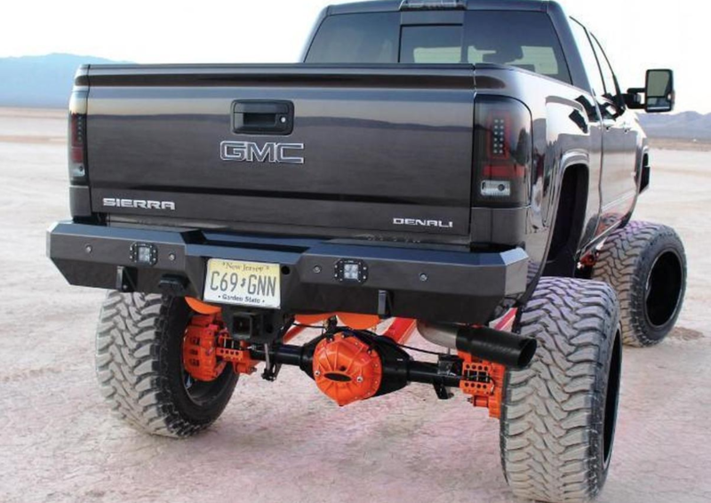 Fusion Bumpers - Fusion 1114GMCRB Rear Bumper GMC Sierra 2500HD/3500 2011-2014