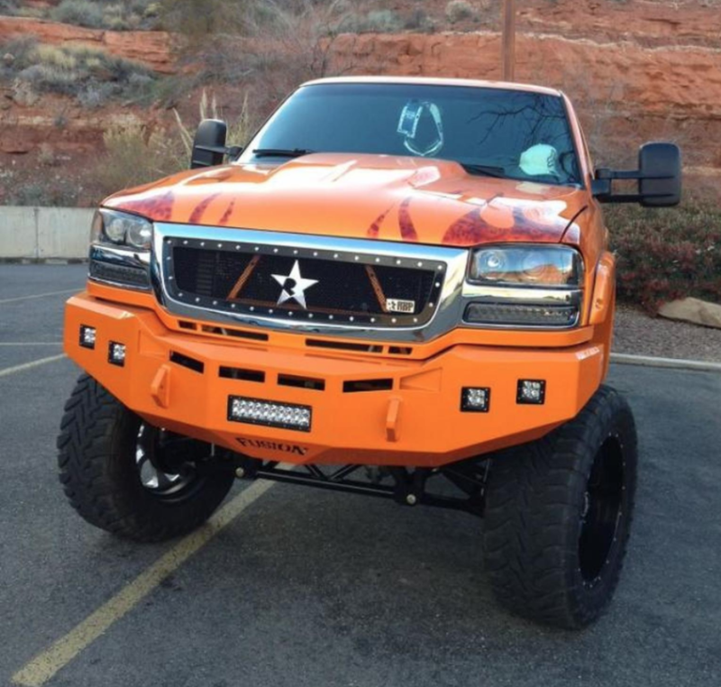 Fusion Bumpers - Fusion 0306GMCFB Front Bumper GMC Sierra 2500HD/3500 2003-2006