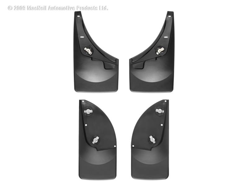 WeatherTech - WeatherTech 110009-120001 MudFlap No-Drill DigitalFit MudFlap Kit