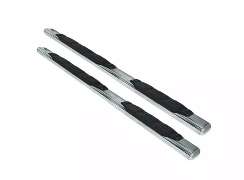 Go Rhino - Go Rhino 104404080PS 4" 1000 Series Sidestep + Brackets Chevrolet Silverado 1500/2500HD/3500 1999-2006 - Polished