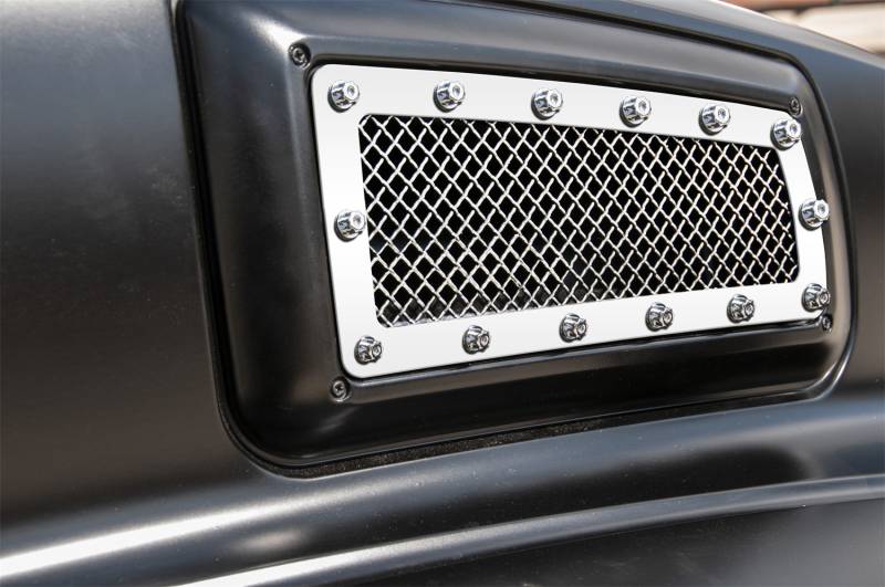 T-Rex Grilles - T-Rex Grilles 6710840 X-Metal Series Studded Mesh Side Vent