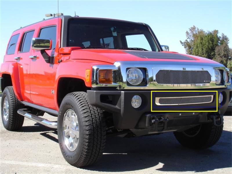 T-Rex Grilles - T-Rex Grilles 55293 Upper Class Series Mesh Bumper Grille Insert