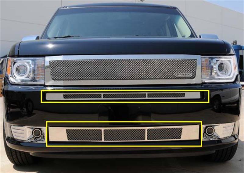 T-Rex Grilles - T-Rex Grilles 55523 Upper Class Series Mesh Bumper Grille Insert