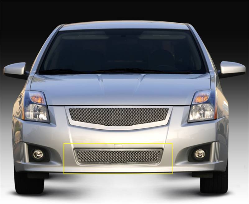 T-Rex Grilles - T-Rex Grilles 55764 Upper Class Series Mesh Bumper Grille Overlay