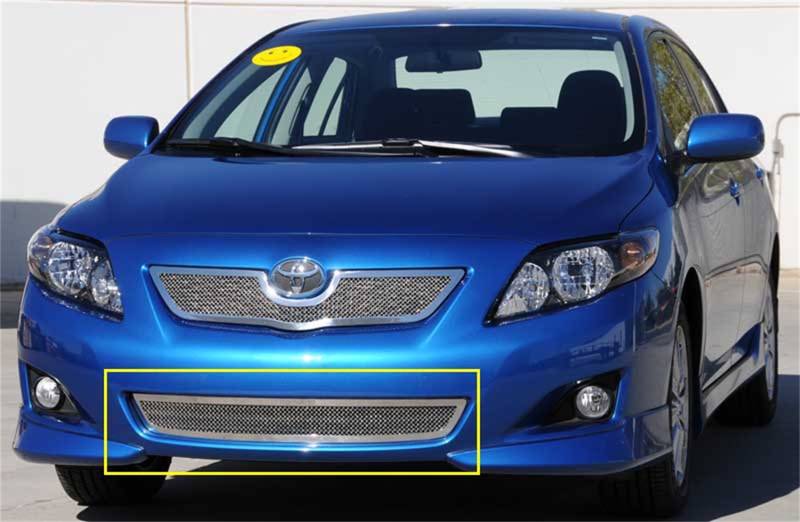 T-Rex Grilles - T-Rex Grilles 55908 Upper Class Series Mesh Bumper Grille Insert