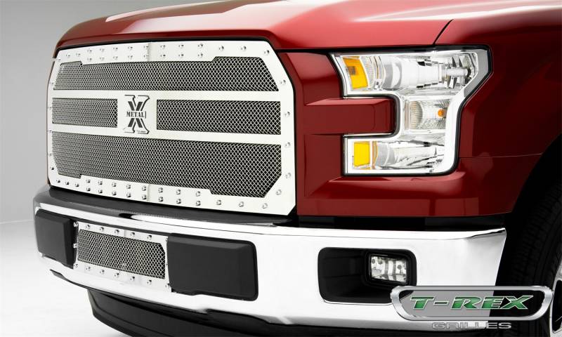 T-Rex Grilles - T-Rex Grilles 6725730 X-Metal Series Mesh Bumper Grille Assembly