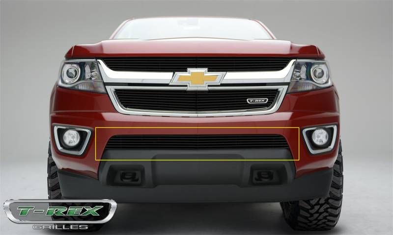 T-Rex Grilles - T-Rex Grilles 25267B Billet Series Bumper Grille Overlay