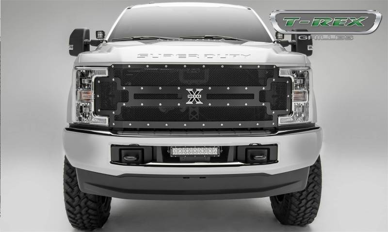 T-Rex Grilles - T-Rex Grilles 6715471 X-Metal Series Studded Mesh Grille