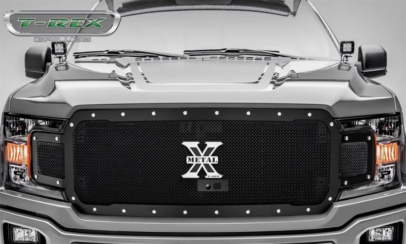 T-Rex Grilles - T-Rex Grilles 6715791 X-Metal Series Studded Mesh Grille