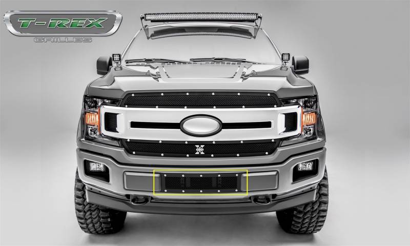 T-Rex Grilles - T-Rex Grilles 6725791 X-Metal Series Studded Bumper Grille Insert