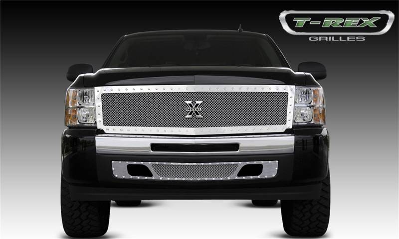 T-Rex Grilles - T-Rex Grilles 6711110 X-Metal Series Studded Mesh Grille