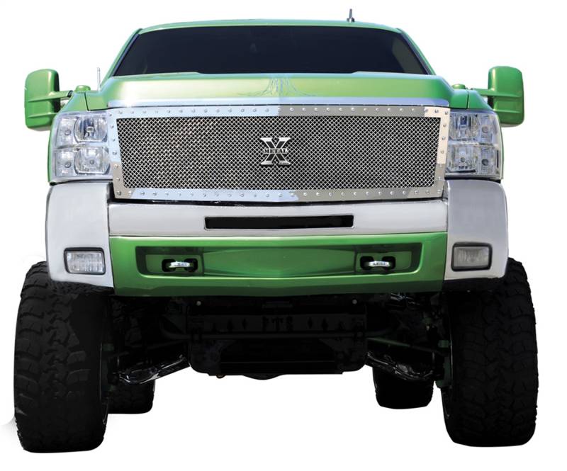 T-Rex Grilles - T-Rex Grilles 6711130 X-Metal Series Studded Mesh Grille