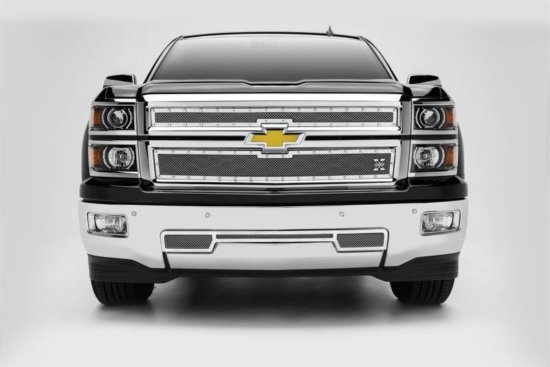 T-Rex Grilles - T-Rex Grilles 6711200 X-Metal Series Studded Mesh Grille Overlay