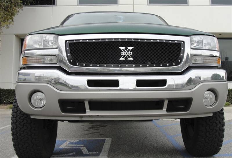 T-Rex Grilles - T-Rex Grilles 6712001 X-Metal Series Studded Mesh Grille