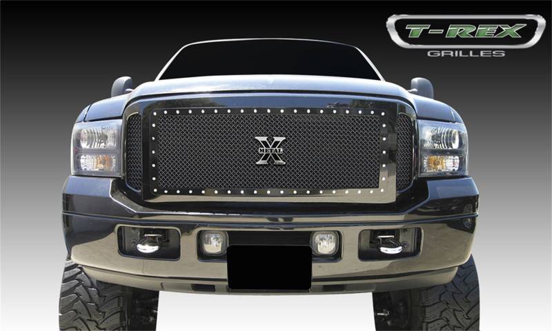T-Rex Grilles - T-Rex Grilles 6715611 X-Metal Series Studded Mesh Grille