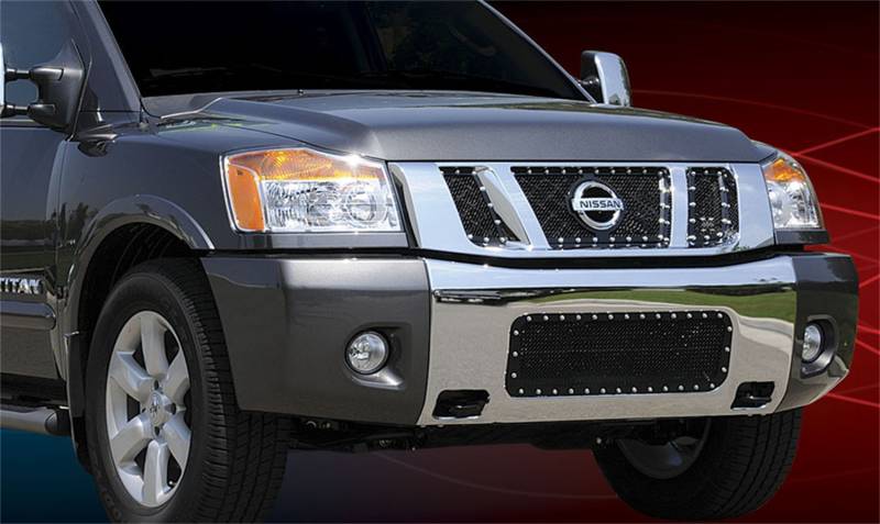 T-Rex Grilles - T-Rex Grilles 6717811 X-Metal Series Studded Mesh Grille