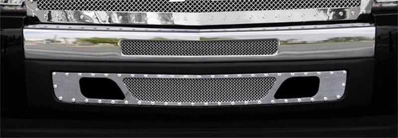 T-Rex Grilles - T-Rex Grilles 6721120 X-Metal Series Studded Bumper Grille Insert