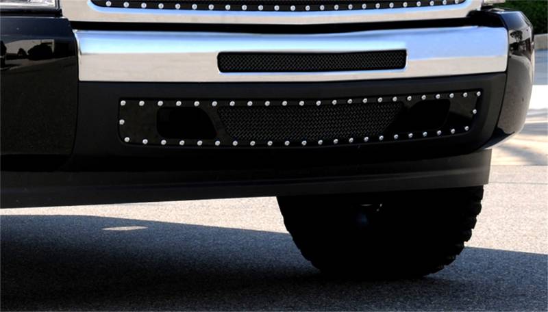 T-Rex Grilles - T-Rex Grilles 6721121 X-Metal Series Studded Bumper Grille Insert