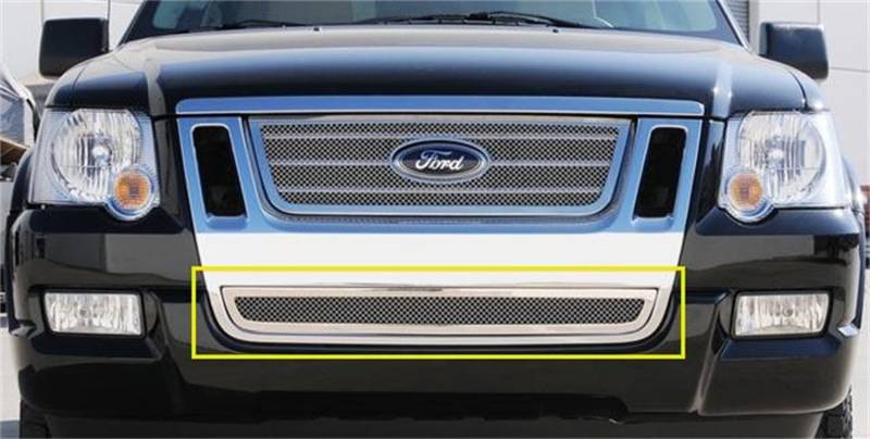 T-Rex Grilles - T-Rex Grilles 55662 Upper Class Series Mesh Bumper Grille Insert