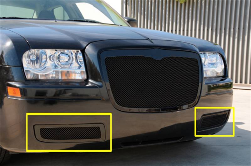 T-Rex Grilles - T-Rex Grilles 52472 Upper Class Series Mesh Bumper Grille Overlay