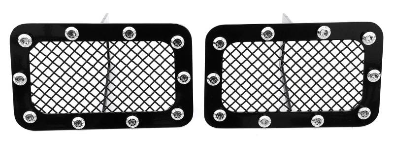 T-Rex Grilles - T-Rex Grilles 6721151 X-Metal Series Studded Bumper Grille Insert
