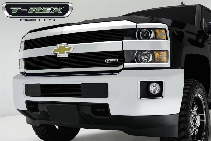 T-Rex Grilles - T-Rex Grilles 25122B Billet Series Bumper Grille Overlay