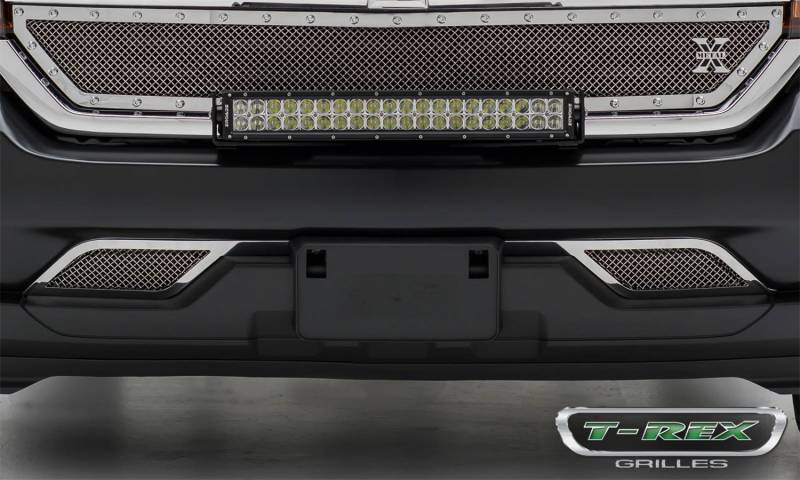 T-Rex Grilles - T-Rex Grilles 55127 Upper Class Series Mesh Bumper Grille Overlay