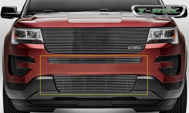 T-Rex Grilles - T-Rex Grilles 25664 Billet Series Bumper Grille Insert