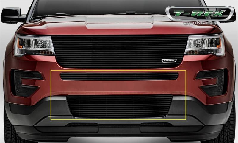 T-Rex Grilles - T-Rex Grilles 25664B Billet Series Bumper Grille Insert