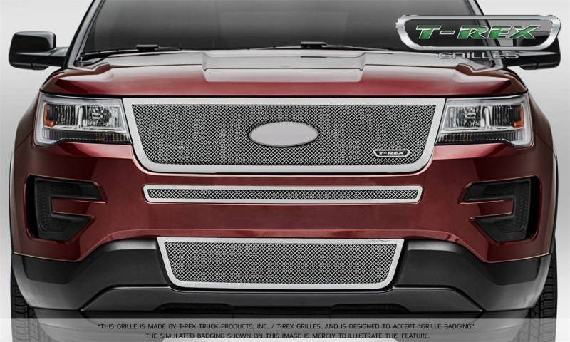 T-Rex Grilles - T-Rex Grilles 54664 Upper Class Series Mesh Grille