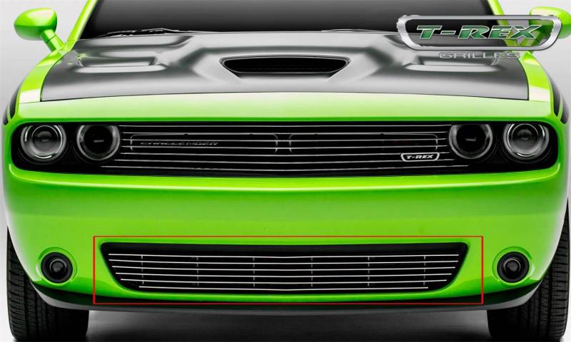 T-Rex Grilles - T-Rex Grilles 25419 Billet Series Bumper Grille Overlay