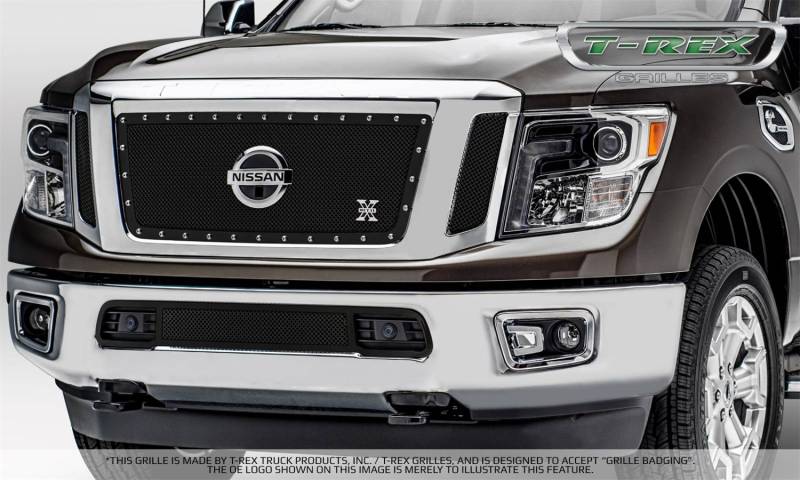 T-Rex Grilles - T-Rex Grilles 6717851 X-Metal Series Studded Mesh Grille